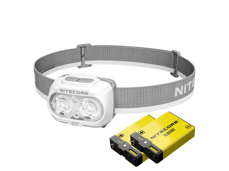 Nitecore UT27 MCT Pro HLB1500 Li-ion Battery Pack/AAA 800 Lumens 3 Color Temperatures Running Headlamp White 6952506409433