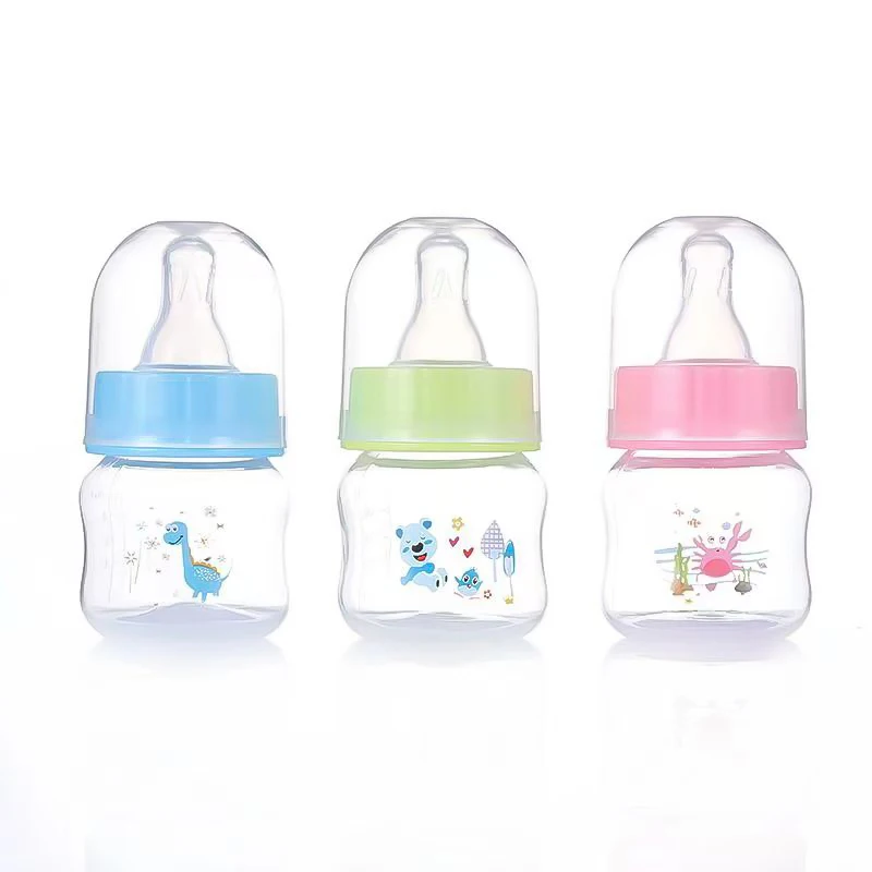 Newborn Feeding Bottles 60ML Baby Bottle Glass Bottles Anti flatulence Milk Feeding Bottles Infant BPA Free a Green