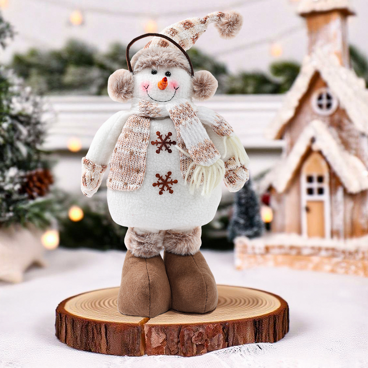 Merry Christmas Snowman Ornament, Party Decoration Kids Xmas, Santa Claus Doll, Navidad Natal, New Year Gift style 1