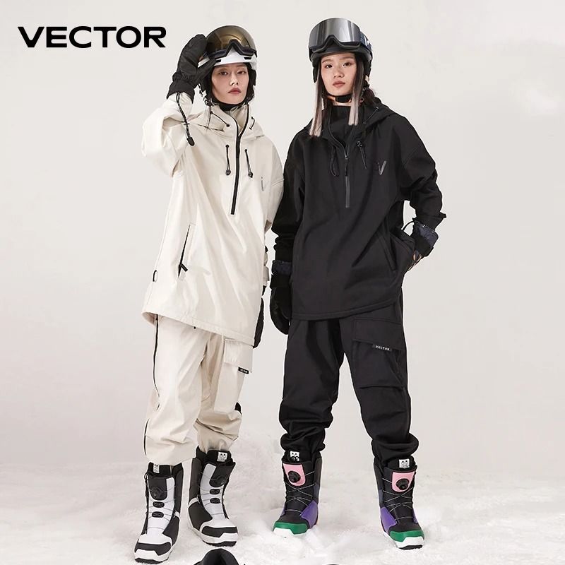 Men Women Ski Jacket Or Ski Pants Waterproof Windproof Winter Outdoor Snowboard Clothing xl jacket Lavender