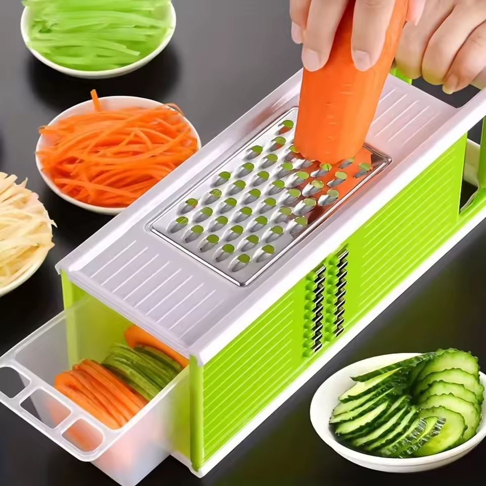 Multifunctional Vegetable Chopper And Slicer With Container Multifunctional Vegetable Chopper And Slicer With Container