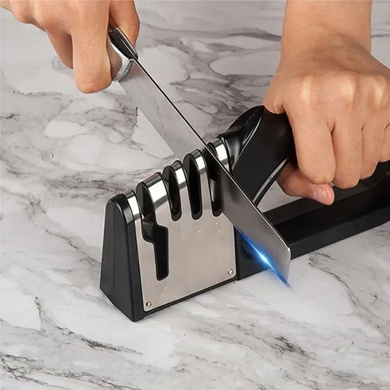 Kitchen 4 Segment Knife Sharpener Portable Non Slip Base Knife Sharpening Tool Kitchen 4 Segment Knife Sharpener Portable Non Slip Base Knife Sharpening Tool