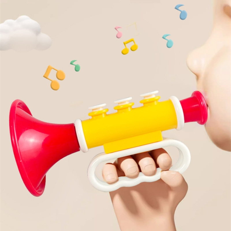 Colorful Musical Instruments, Early Montessori Educational Toy, Mini Baby Trumpet Toys Children, Games For Kids Gifts Colorful Musical Instruments, Early Montessori Educational Toy, Mini Baby Trumpet Toys Children, Games For Kids Gifts