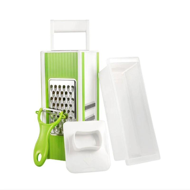 5 In 1 Portable Multifunctional Garlic Mincer And Vegetable Grater With Container 5 In 1 Portable Multifunctional Garlic Mincer And Vegetable Grater With Container