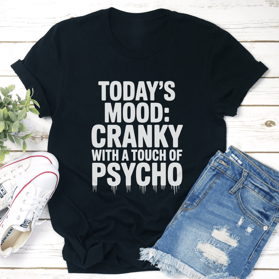Today's Mood Cranky Tee XL White