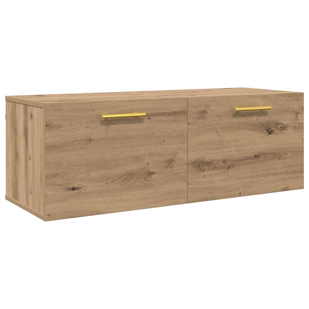 vidaXL Wandschrank Artisan-Eiche 100 x 36,5 x 35 cm Holzwerkstoff Image