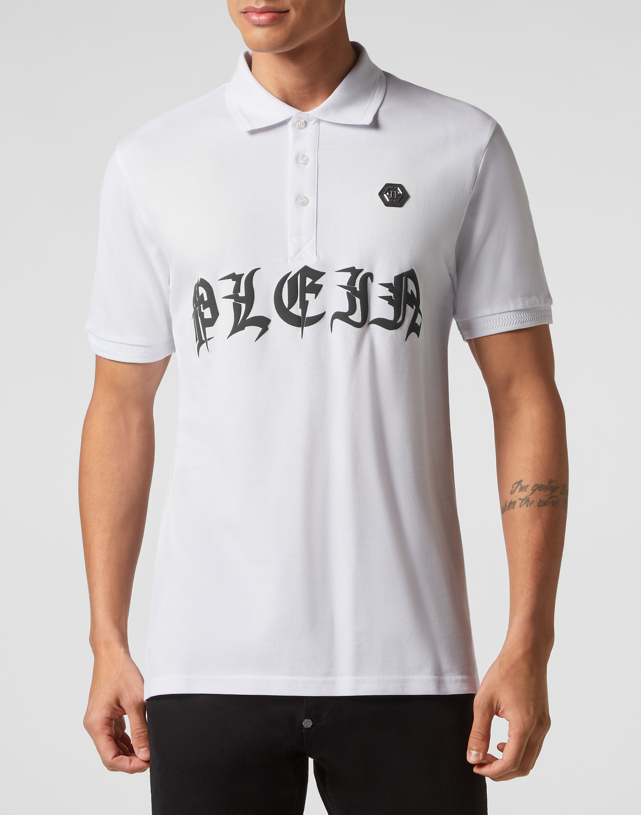 Poloshirt Gothic Plein Image