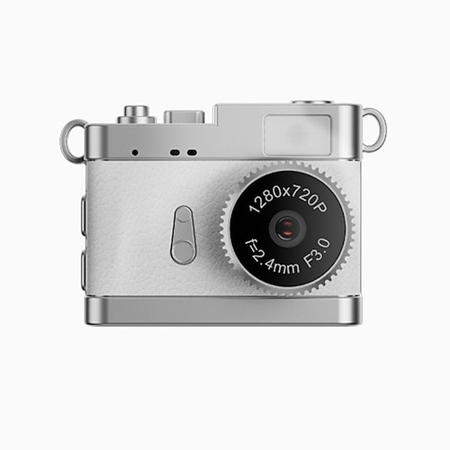 appareil photo numérique compact avec porte-clés et écran de 0,96 ips Mini appareil photo numérique avec flash intégré, objectif macro, batterie rechargeable USB, vidéo 1080p, autofocus hybride 20 MP