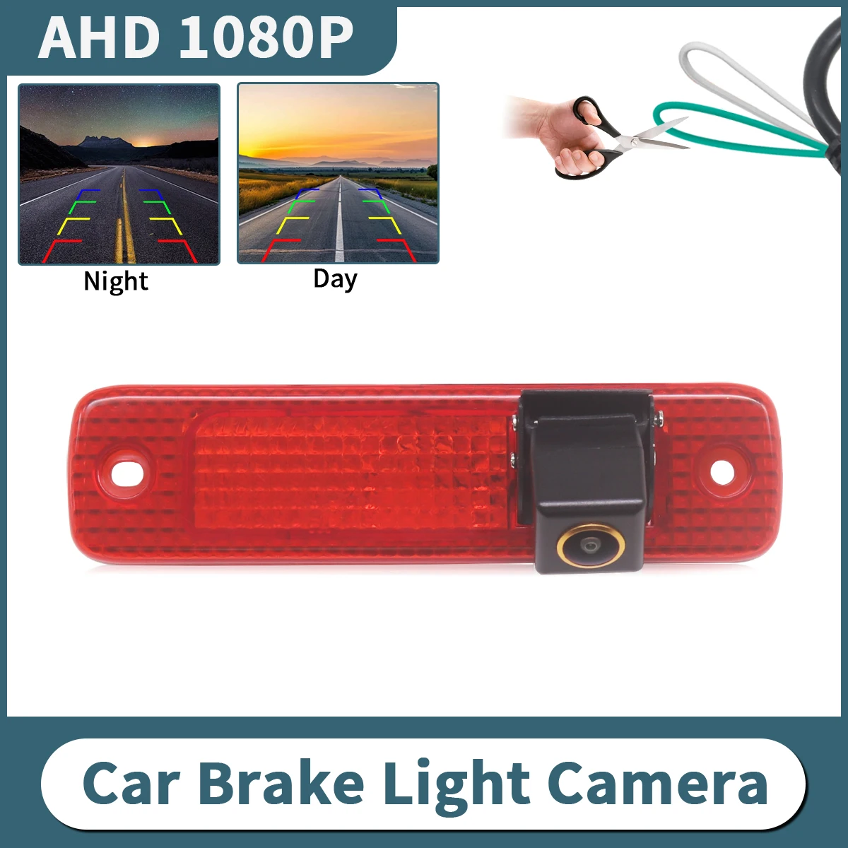 AHD 1080P 170 ° Fahrzeug Bremslicht Rückansicht Reverse Kamera Für Ford Transit MK7 2006-2013 IR Nachtsicht Wasserdichte Auto Image