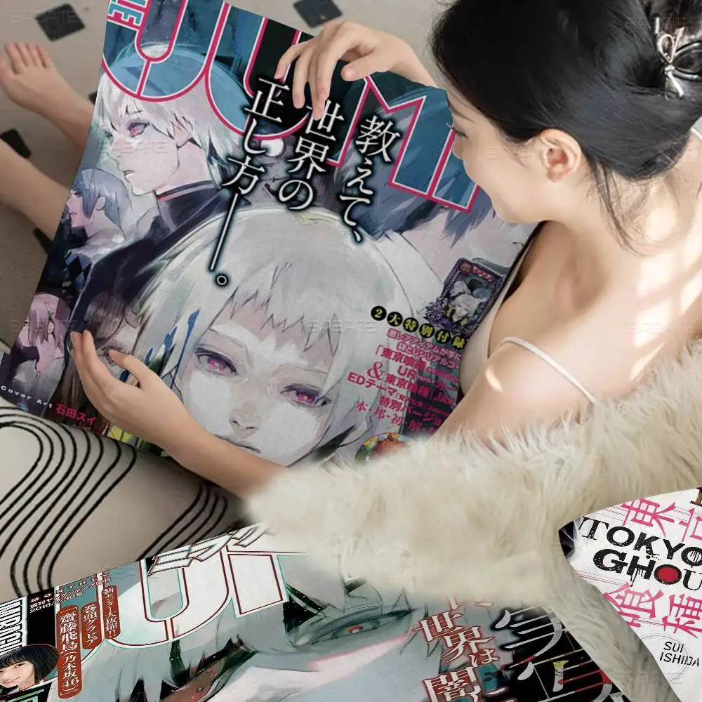 Tokyo Ghoul Kissen Kissenbezug Kissenbezug Wohnzimmer Sofa Home Decor individuell Image