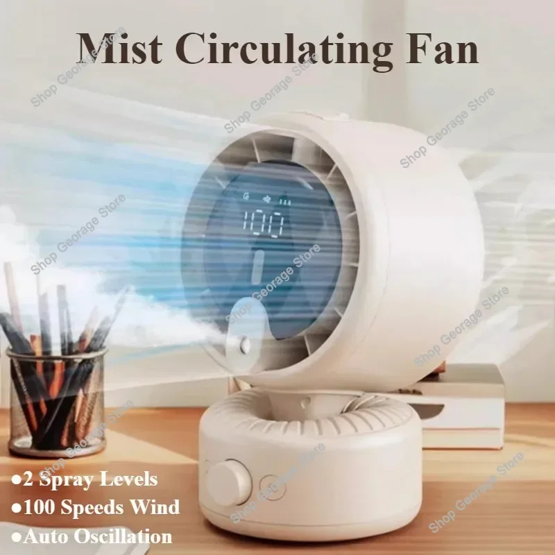 Ventilateur de brumisation Portable avec réservoir d