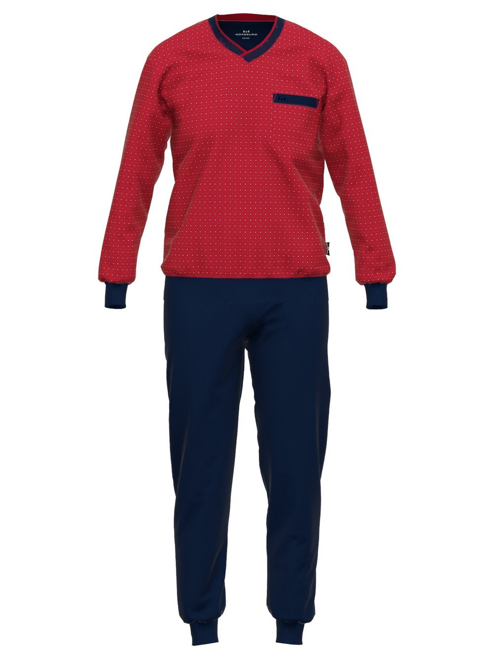 GÖTZBURG Pyjama Herren rot, 58 Image