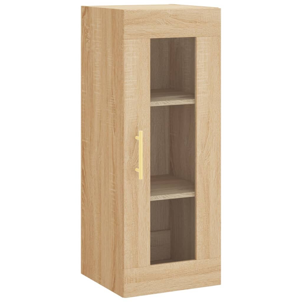 vidaXL Wandschrank Sonoma-Eiche 34,5 x 34 x 90 cm Image