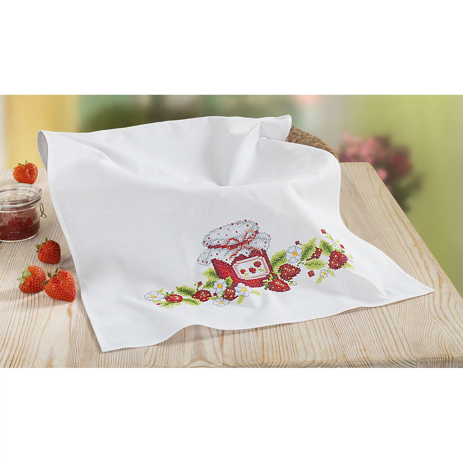 Geschirrtuch Erdbeeren Image