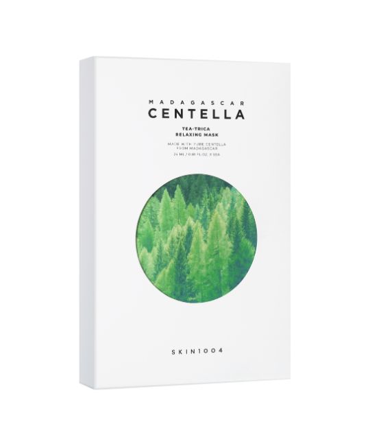 Madagascar Centella Tea-Trica Relaxing Mask BOX 5 pz Maschera viso