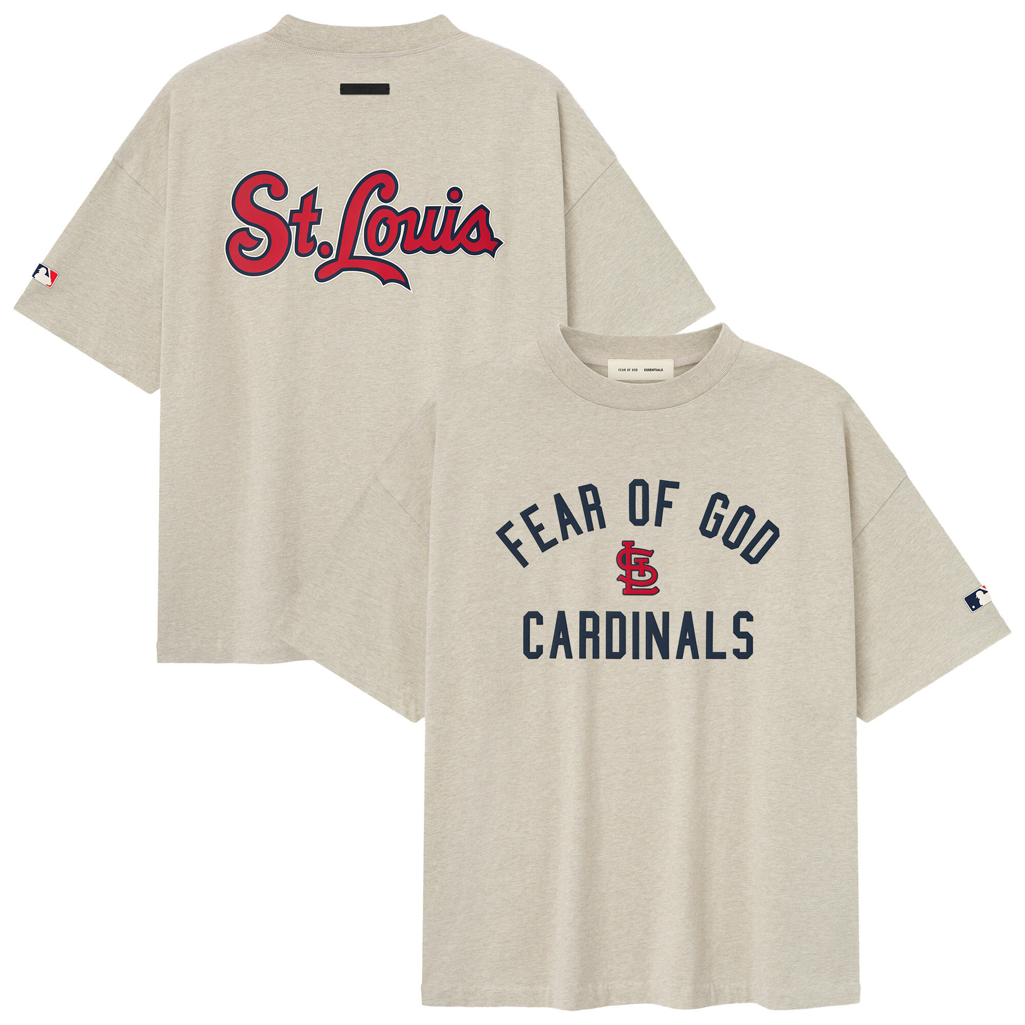 St. Louis Cardinals Fear Of God Essentials 90er-Jahre-Stil T-Shirt – Unisex Image