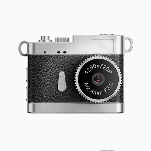 Kompakte Digitalkamera mit 0,96-Zoll-IPS-Bildschirm als Schlüsselanhänger Mini-Digitalkamera mit Tragegurt, Blitz, Makroobjektiv, USB-Ladefunktion, 1080p-Videoaufnahme, 20 MP Hybrid-Autofokus und Image