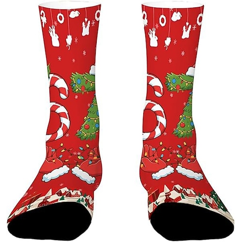 Lustige Socken mit dem 67-Meme, sportliche Crew-Socken, lässige, nahtlose Socken mit Print aus weichem, atmungsaktivem Material, bequemer Alltags-Sportstil zum Gehen, Laufen und fürs Fitnessstudio. Image