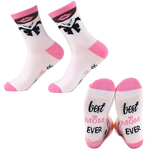 Die besten Elternsocken: Lustige Geschenksocken für Mama und Papa, kuschelige Socken zum Jahrestag, Geburtstag, Weihnachten oder als Zeichen der Wertschätzung für Eltern. Image