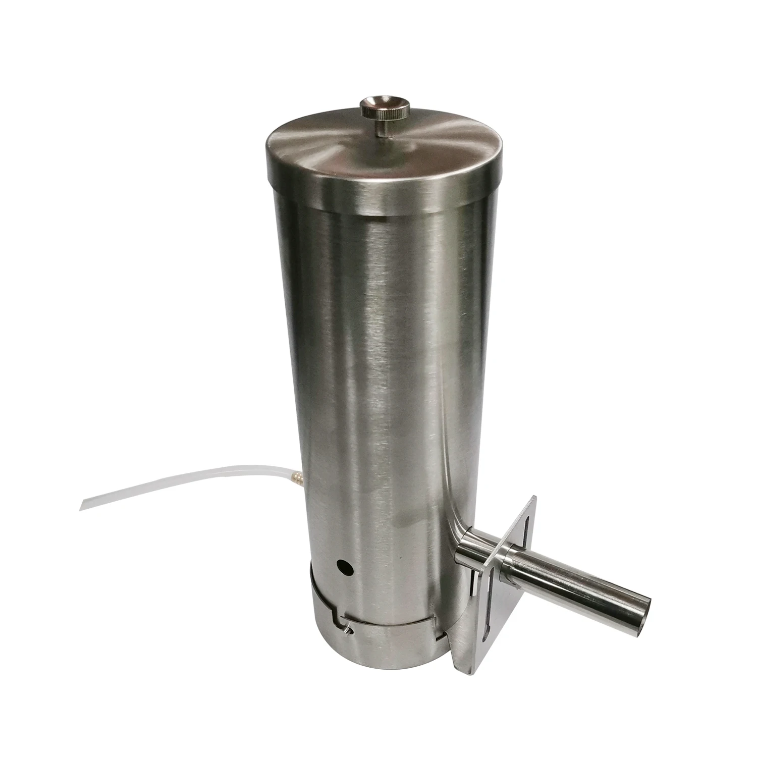 Neu entwickelter Kalträucherständer mit Ständer zur Befestigung des Heiß- und Kalträucherzeugsatzs zum Grillen Image