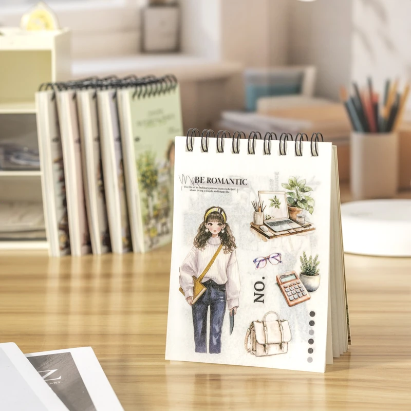 20 Blatt Karriere-Aufkleberbuch für Tagebuch, Scrapbooking, DIY, Planer, Handyhülle, Dekoration, Kinder und Erwachsene, Basteln, Kunstbedarf Image