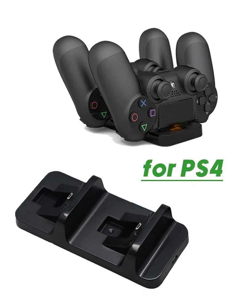 Dual Controller Schnellladegerät für PS4 Controller Ladestation Basis Ständer Halter für PlayStation 4 Controle Gaming Zubehör Image