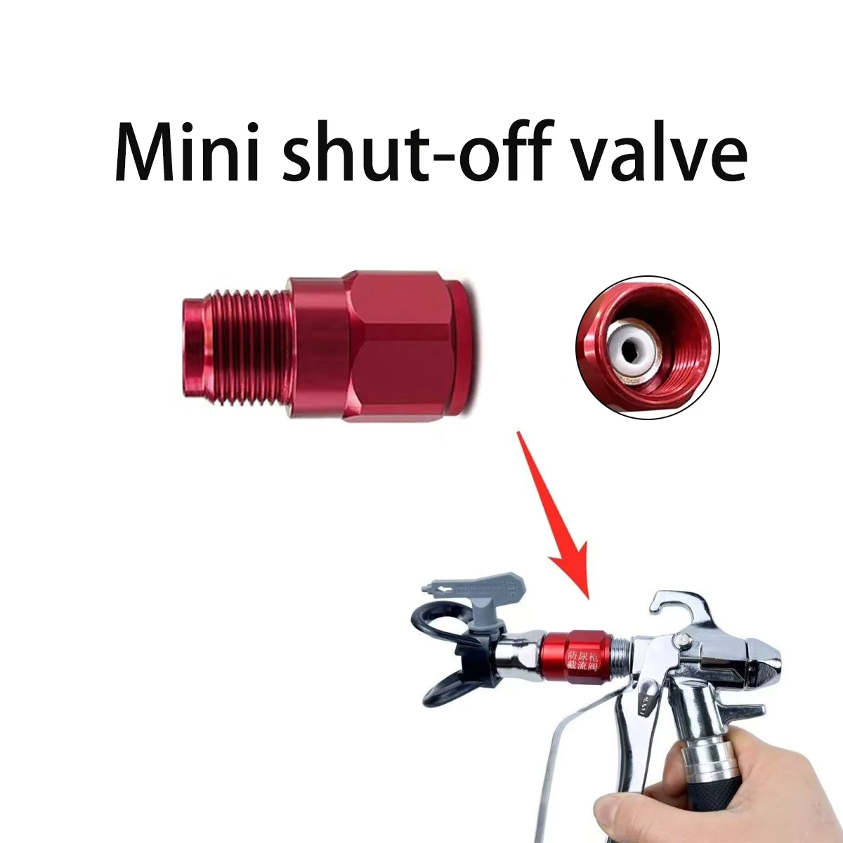 Mini-Absperrventil, Zubehör für Airless-Spritzpistolen für Graco Wagner Titan Spritzpistole Image