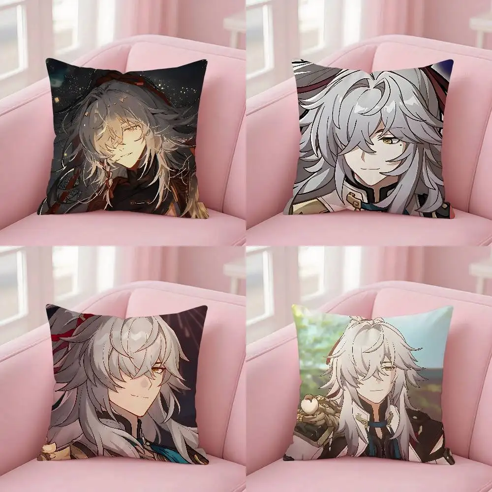 G-HonkaiT R-Star Rail Jing Yuan Kissenbezug Kissenbezüge Home Decor Wohnzimmer Dekor Kissenbezüge Image