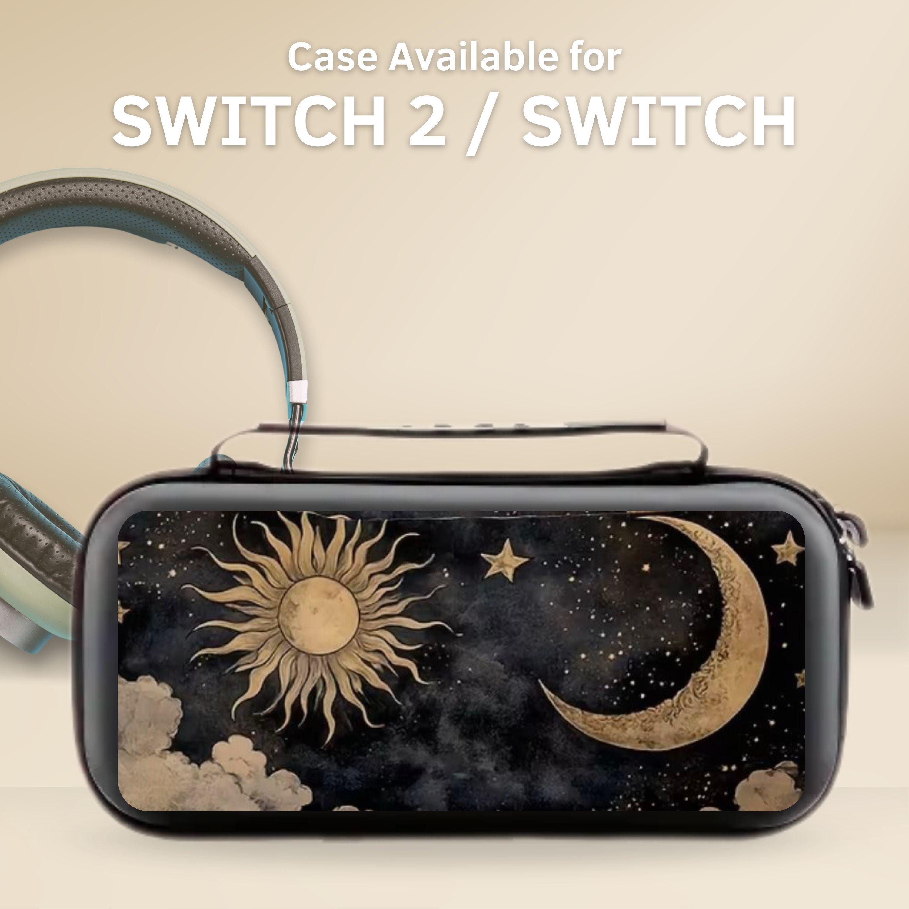 "Custodia protettiva per Switch Celestial Sun Art per Nintendo Switch 2 7.9\", Switch OLED/Switch, custodia protettiva, slot per 10 cartucce di gioco"