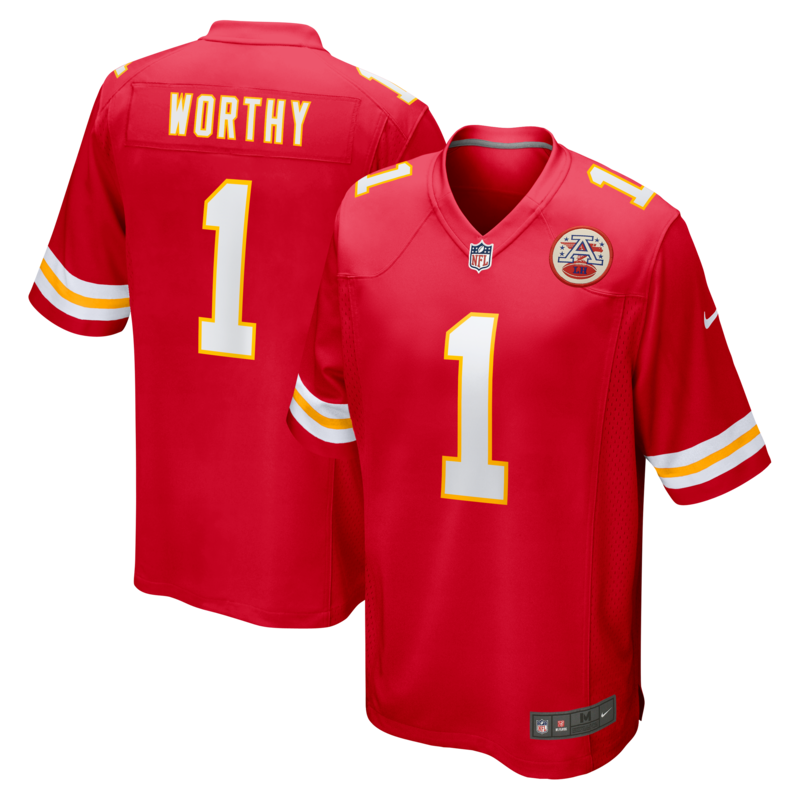 Kansas City Chiefs Nike Game Heimtrikot - Rot - Xavier Worthy - Herren Image