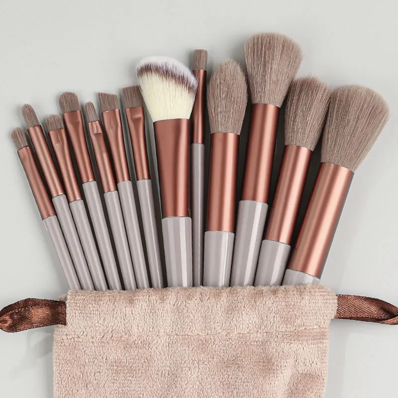 8/13PCS Make-Up Pinsel Set Flauschigen Weiche für Schönheit Kosmetik Foundation Erröten Lidschatten Kabuki Blending Make-Up Pinsel Werkzeuge