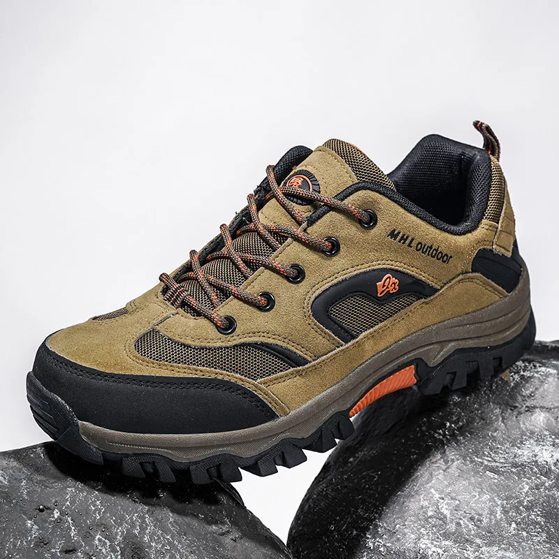 Herren Wanderschuhe Casual Sneakers Herren Low-Top Bequeme atmungsaktive Outdoor Herren Sportschuhe Stiefeletten