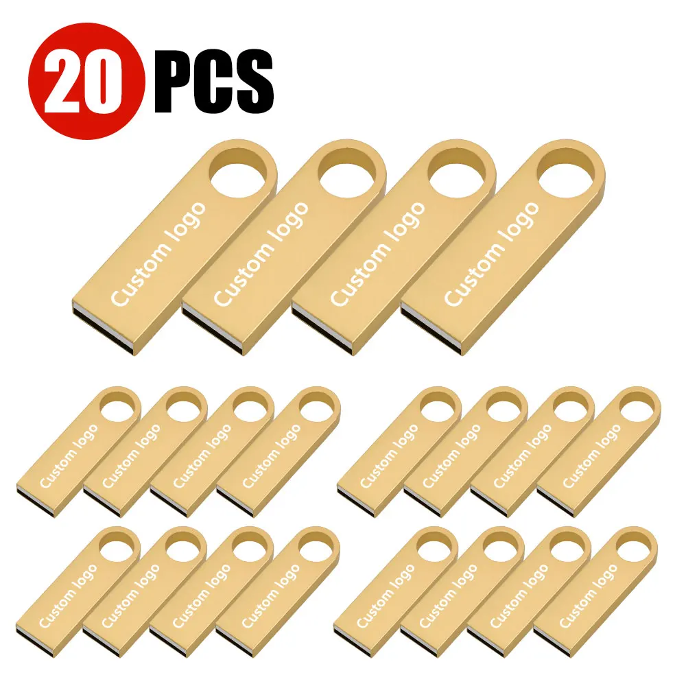 20 Stück Pen Drive 4 GB USB Creative Key USB 2.0 USB-Flash-Laufwerke Pendrive 8 GB 16 GB 32 G 64 GB Memory Stick Geschenke individuelles Logo U Disk Image