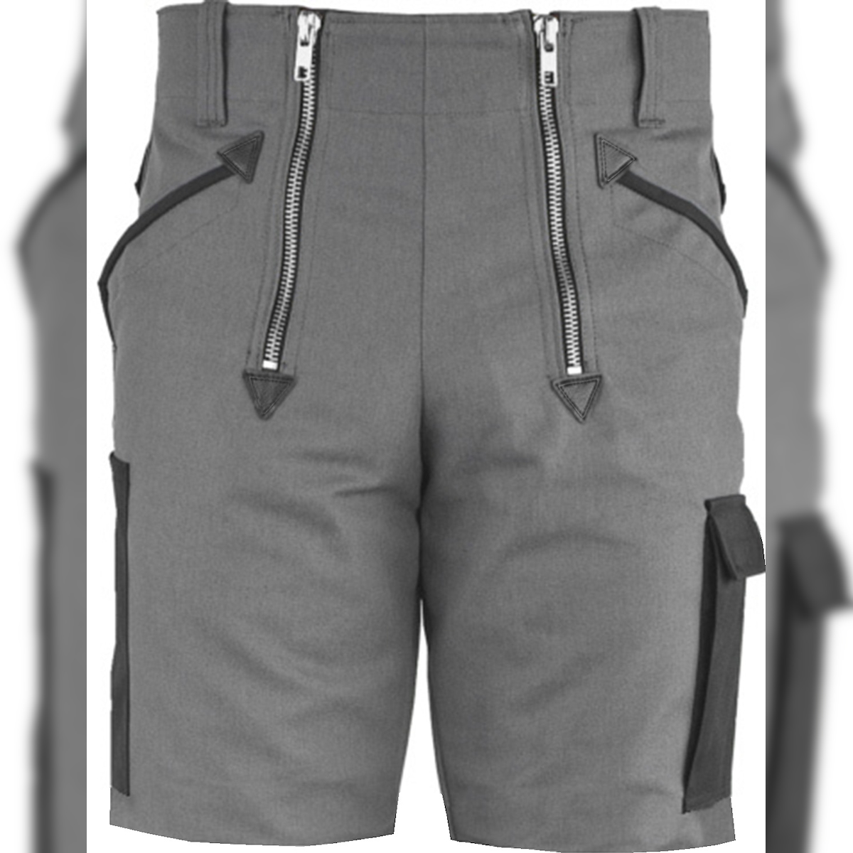 Job-Kleidung JOB Zunftshorts Canvas EXTRA COOL Grau Cordura Arbeitshose 50 Image