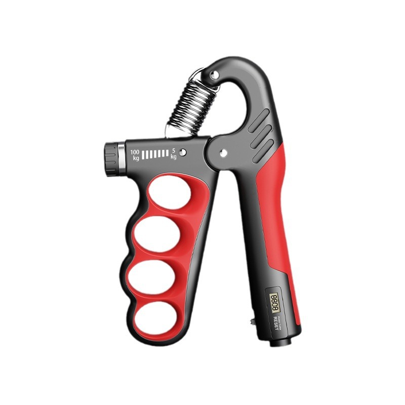 Hand Wrist Expander, Adjustable Grip Strengthener For Home Gym, Durable Fitness Equipment red