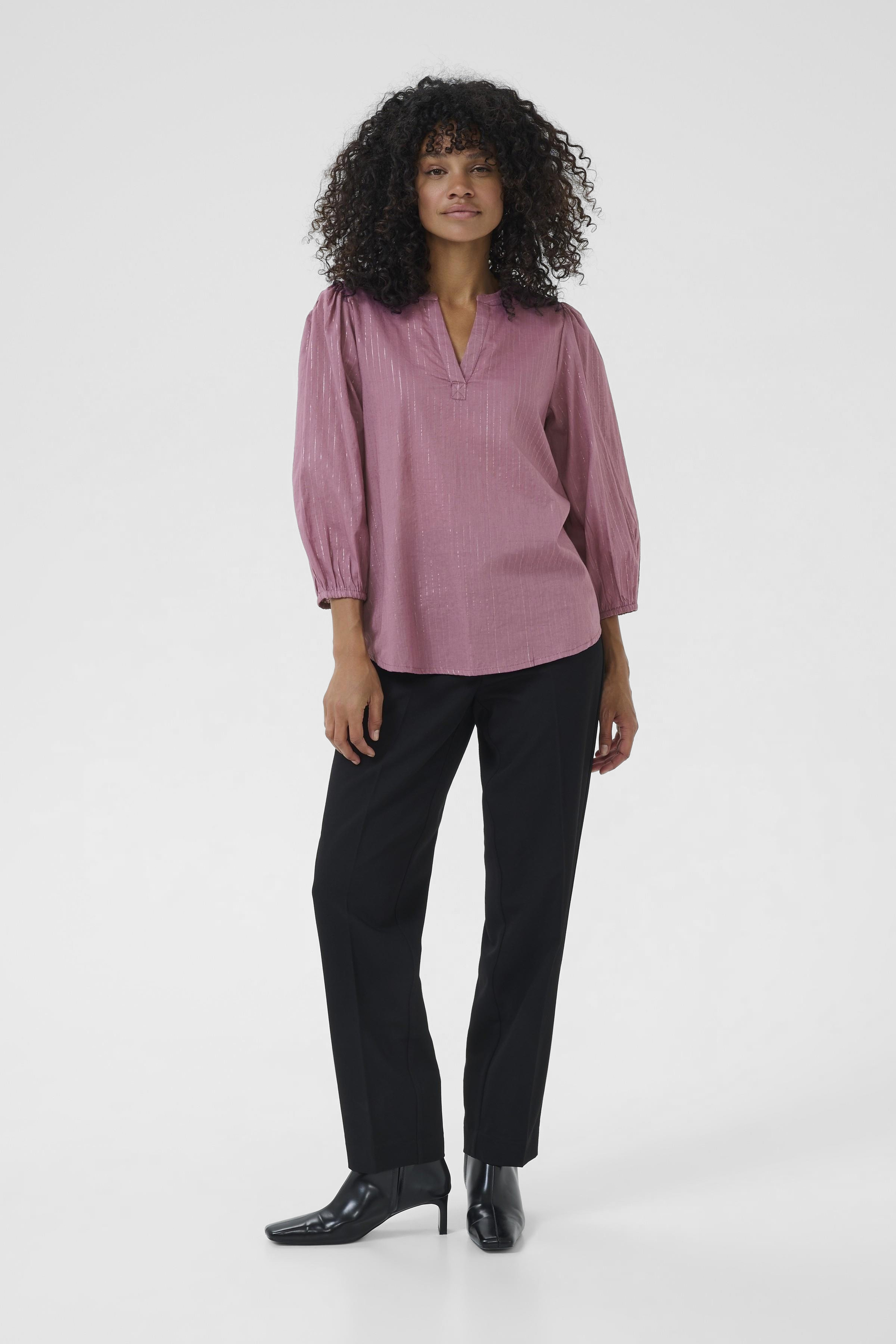 Langarm-Bluse KAluise Langarm-Bluse Regular fit purple Image