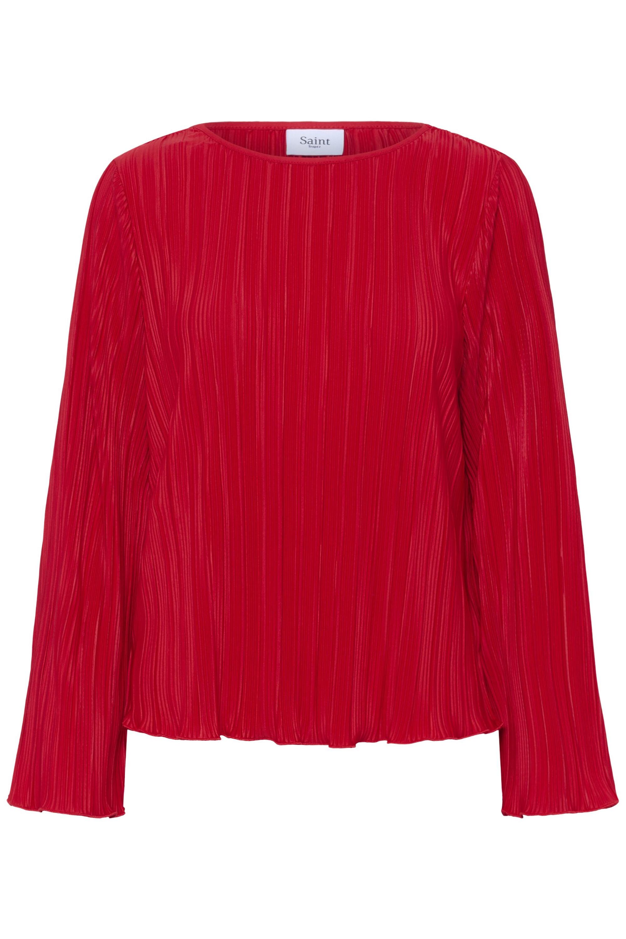 Langarm-Bluse ZuniSZ Langarm-Bluse Gerade Passform red Image