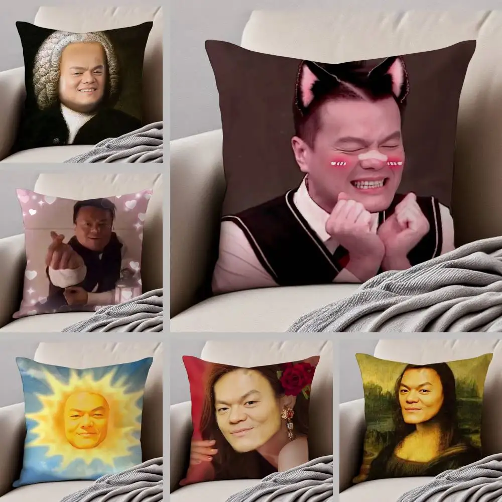 J-JYP Meme Kissenbezug, seidig, elegant, bequemes Schlafsofa, unsichtbarer Strandkissenbezug mit Reißverschluss Image