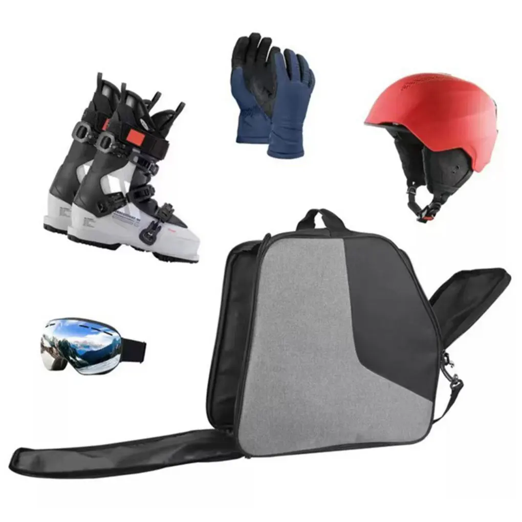 Ski-Tasche aus Oxford-Stoff, atmungsaktiv, Aufbewahrung von Skateschuhen, Handtasche, Rollschuh-Tasche, Skate-Schuh, Geschwindigkeits-Skating-Schuhtasche für Erwachsene