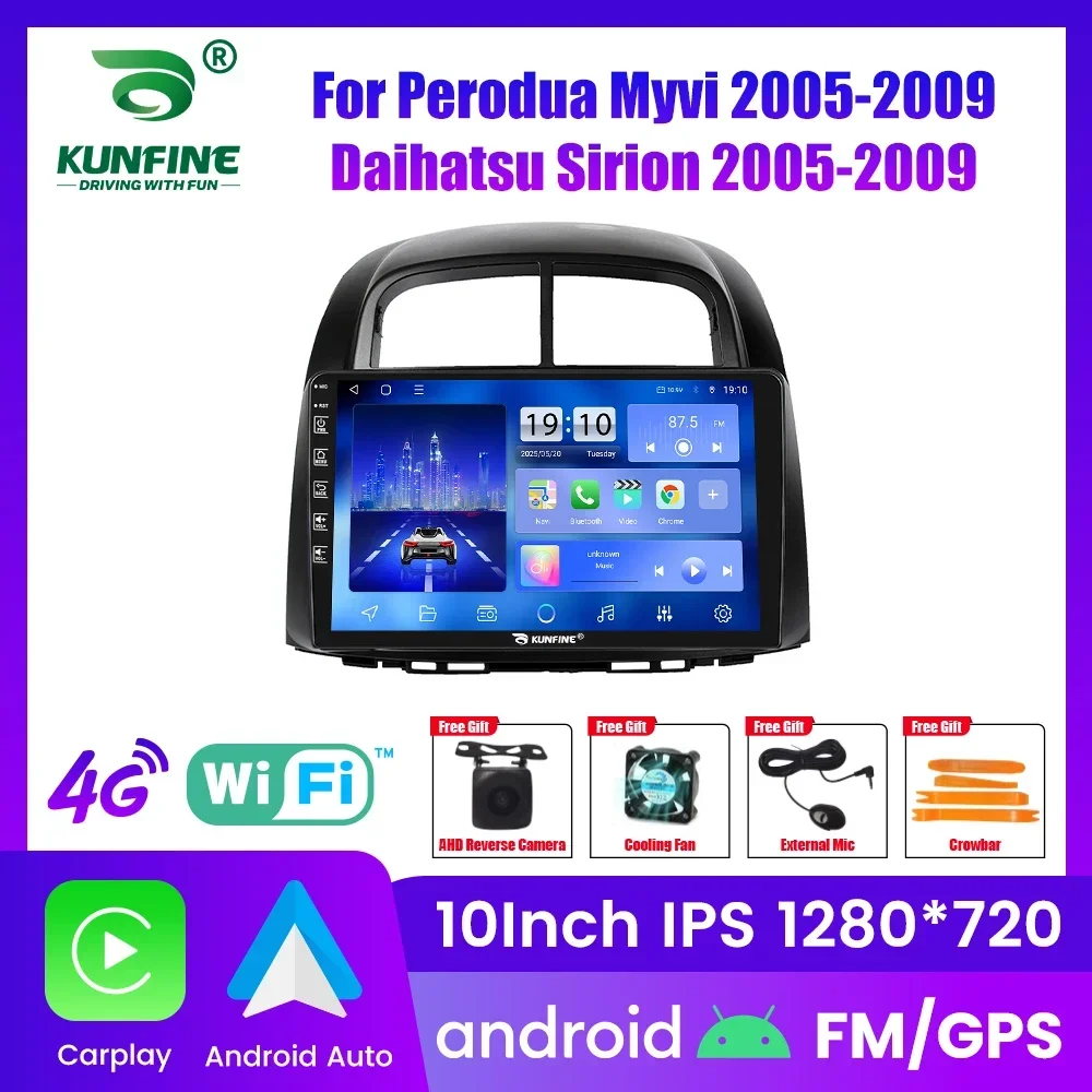 Android Auto Radio Für Perodua Myvi/Daihatsu Sirion 2005-2009 GPS Navigation Multimedia Video Player Carplay Android Auto stereo Image