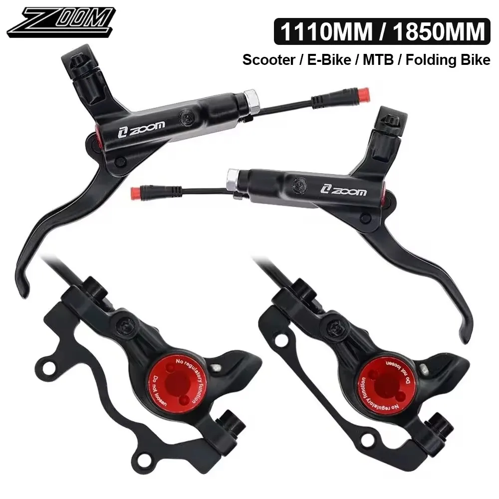 ZOOM HB-775E E-BIKE Hydraulischer Scheibenbremssatz Elektroroller MTB Fahrrad Power Off Control Kolben Öl links vorne rechts Image