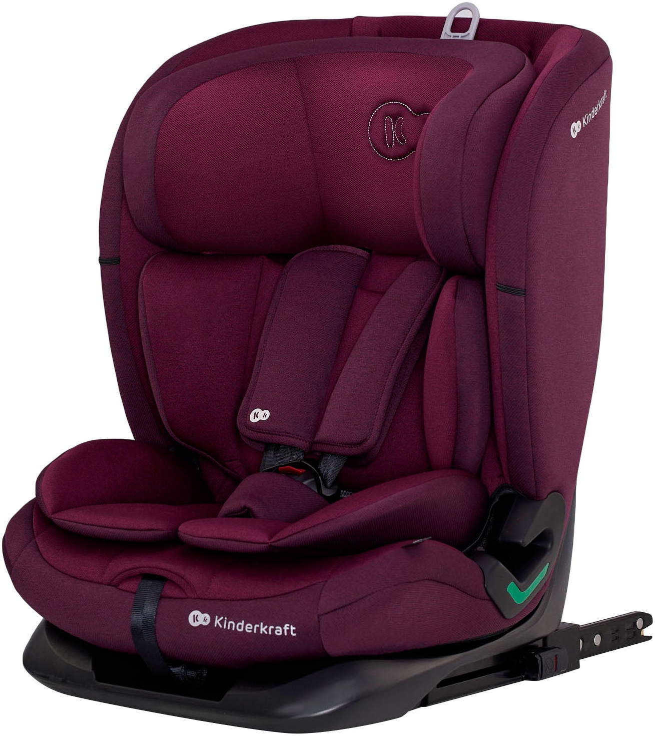 Autokindersitz KINDERKRAFT, Baby, cherry pearl, Materialmix, Kindersitze