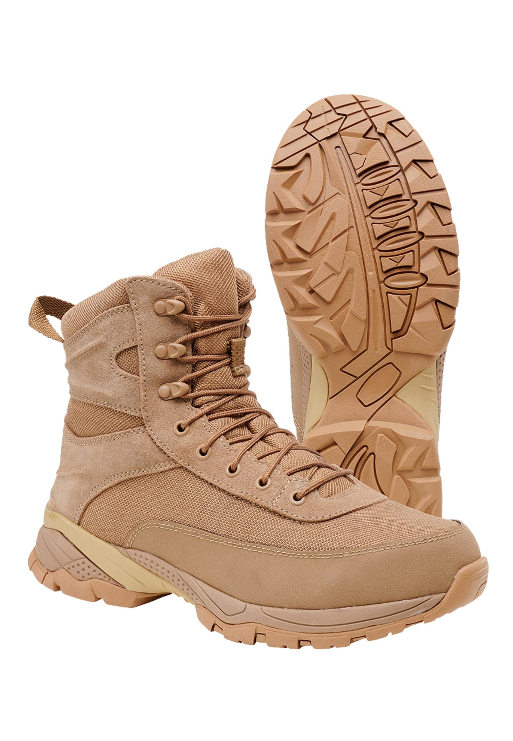 Stiefel BRANDIT "Brandit Accessoires Tactical Boot Next Generation", Damen, Gr. 39, beige, unifarben, Schuhe Stiefel