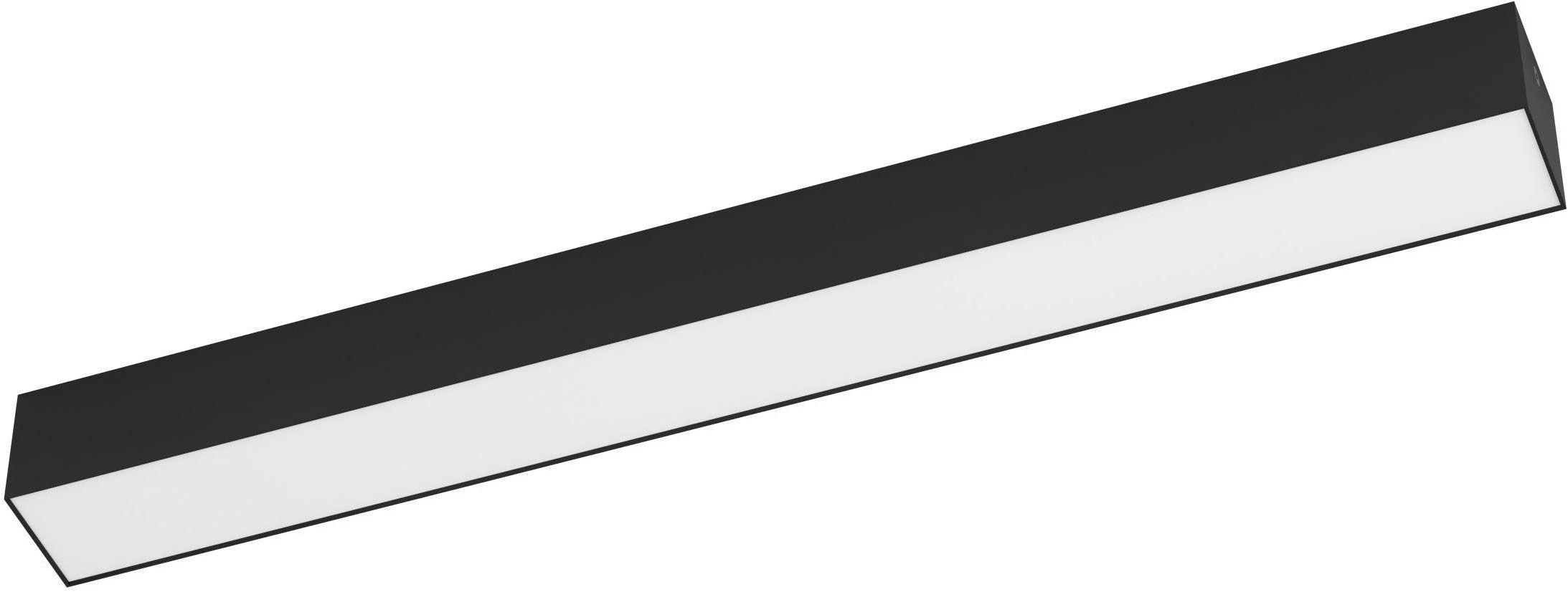 EGLO Aufbauleuchte "Salitta Aufbaulampe, Außenbeleuchtung, Wandlampe, Metall, IP65, Lampe", schwarz, 1, H: 5,5cm, 1 Stk., Leuchten, Aufbauleuchte - L58 x B5,5 x H5,5 cm - schwarz - 14W inkl.