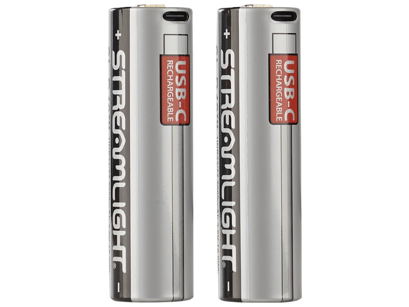 USED Streamlight SL-B48 USB Lithium Ion Battery - 2 Pack Silver 88133