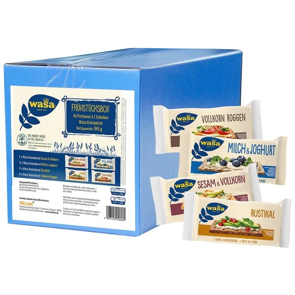 Wasa Knäckebrot »Frühstücksbox« 40 Stück Image