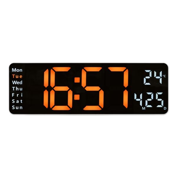 Hama Wanduhr Santa Cruz schwarz schwarz Image