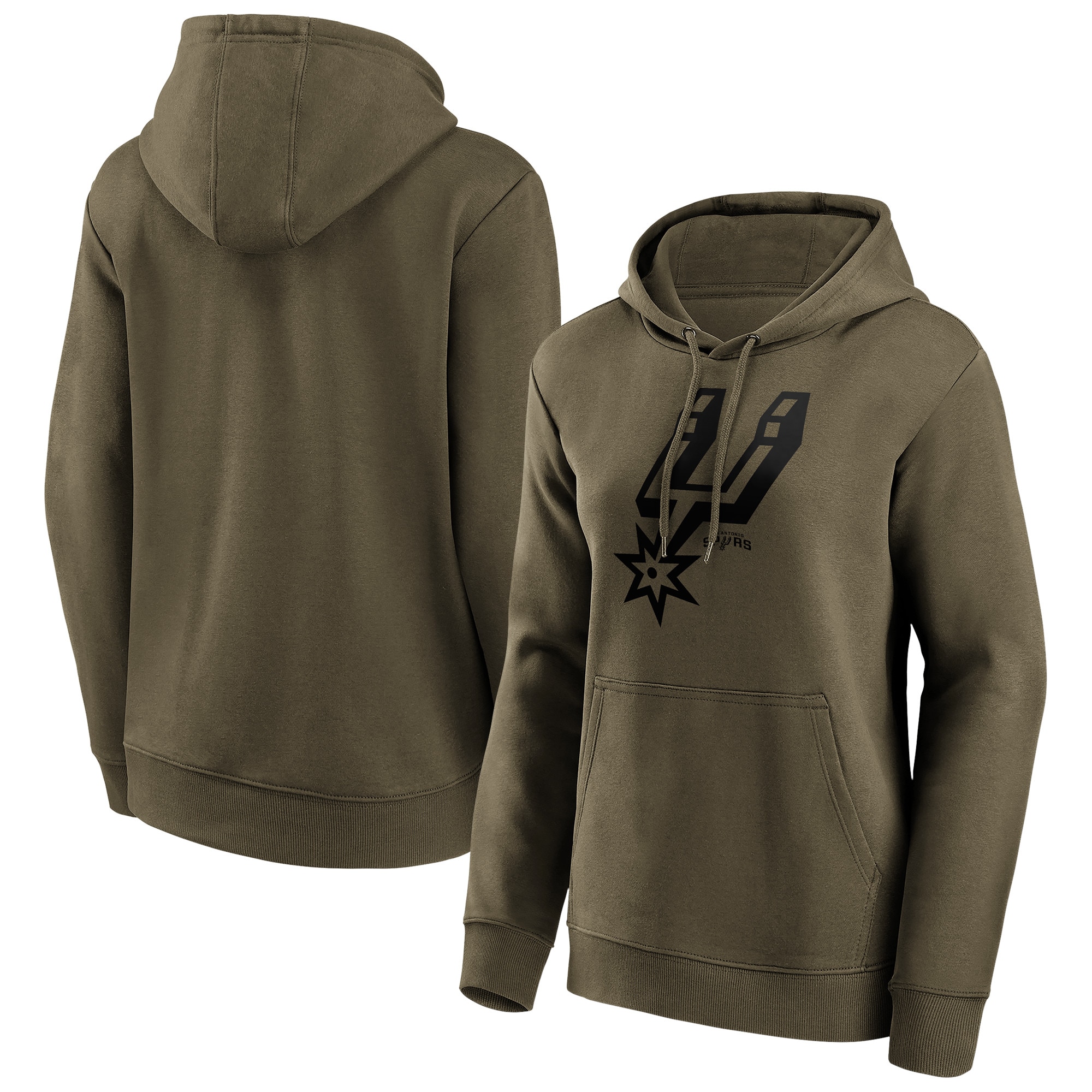 San Antonio Spurs Fanatics Branded Fashion Preferred Logo Hoodie - Damen Image