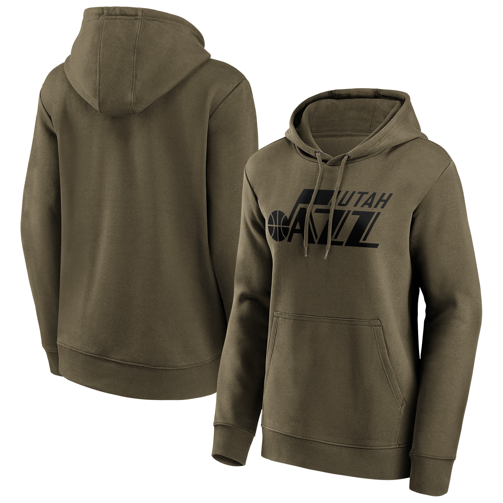 Utah Jazz Fanatics Branded Fashion Preferred Logo Hoodie - Damen Image
