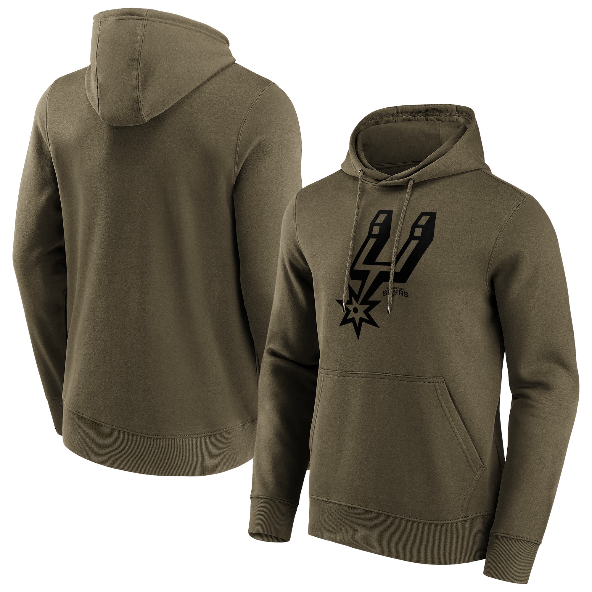 San Antonio Spurs Fanatics Branded Fashion Preferred Logo Hoodie - Herren Image